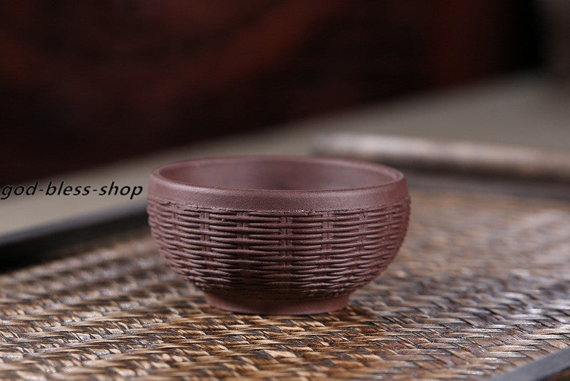Chinese Yixing Zisha Tea Cup Marked 70ml Kungfu Cup Original Ore Handmade Cups