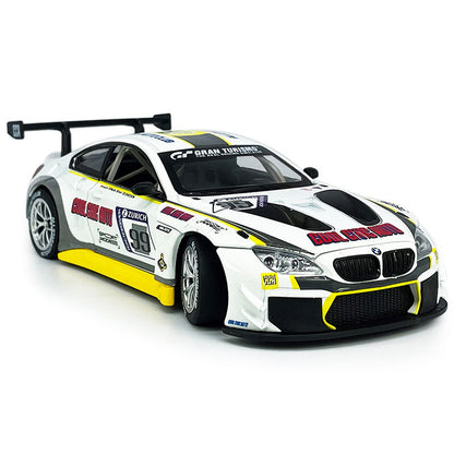 1/24 BMW M6 GT3 Model Car Diecast Toy Vehicle Boys Toys Kids Gifts Doors Open