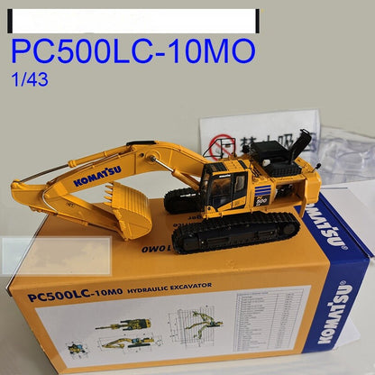 1:43 PC500LC-10MO Excavator Contruction Machine Equipment Diecast Metal Model