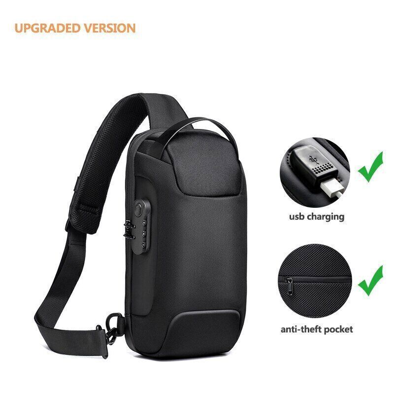 Backpack Men Laptop Backpacks 15.6 Oxford High School Bags Teen Student Backpack