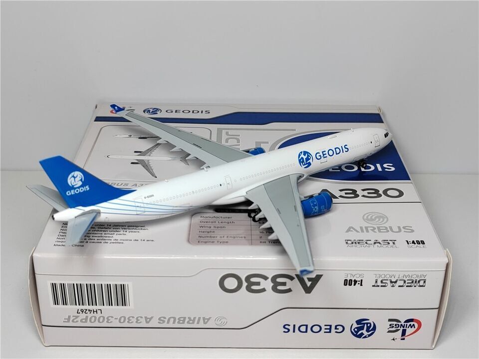 1:400 JC Wings DRAGONAIR AIRBUS A330-300 Passenger Airplane Diecast Plnae Model