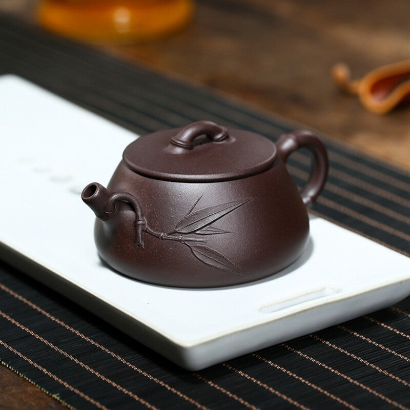 Full Handmade Tea Pot 9 Infuser Real Yixing Zisha Old Purple Clay Shipiao Pot
