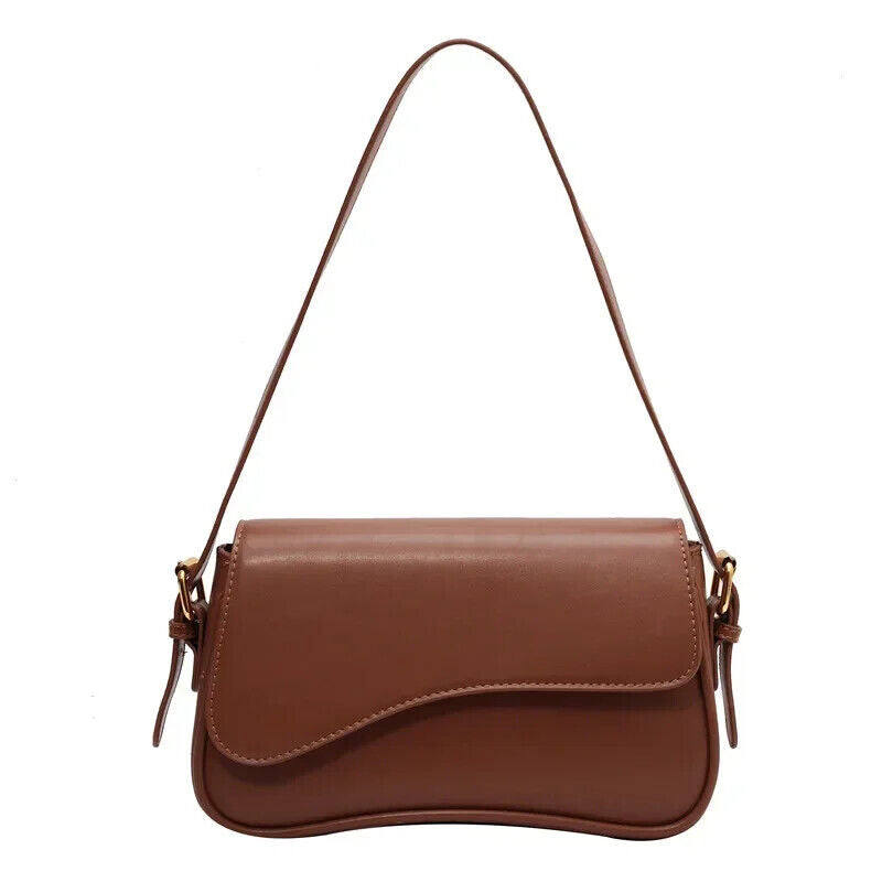 Leather Crossbody Bags Women Female Shoulder Underarm Bag Armpit Handbags Purses