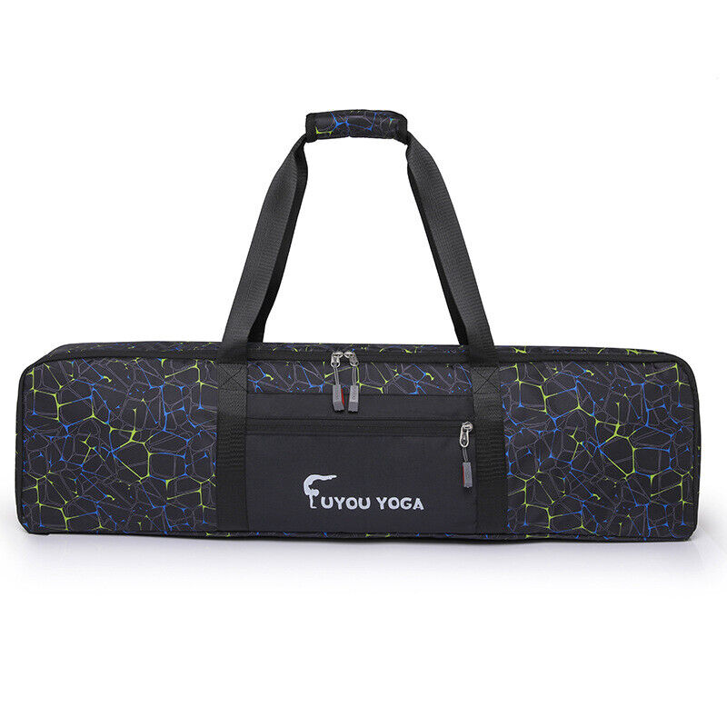 Waterproof Print Yoga Mat Storage Bag Portable Handbag Fitness Shoulder Bags