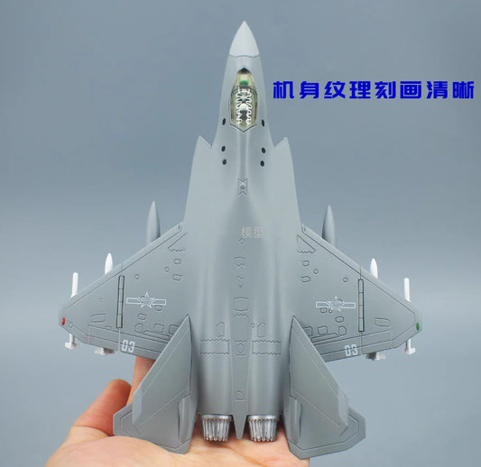 1:100 Terebo J-35 Fighter Carrier-based Aircraft Diecast Military Airplane Model