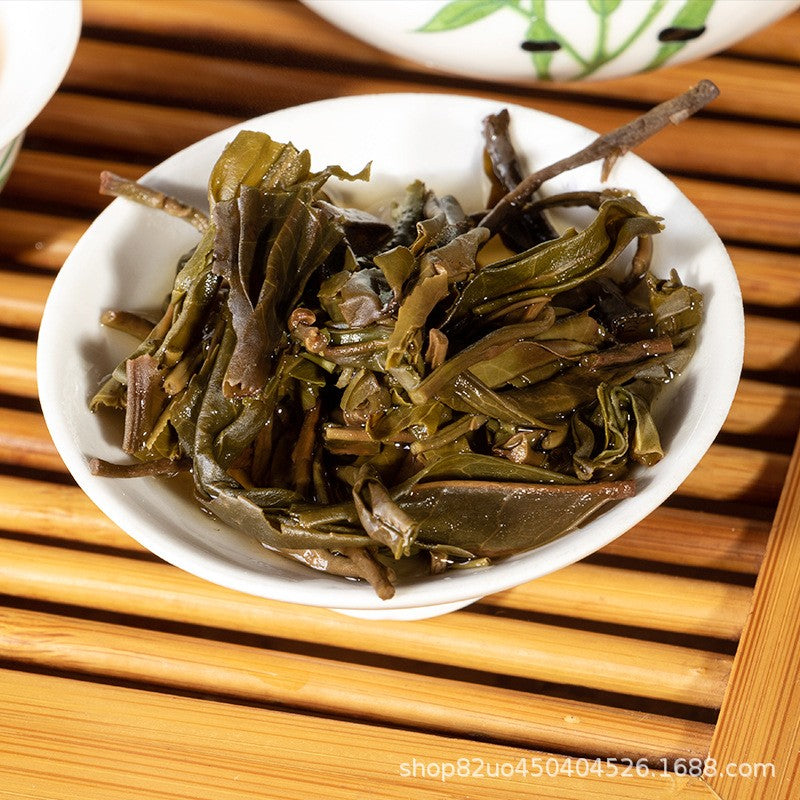 357g Yunnan Menghai 2015 Old Ban Zhang Qizi Cake Tea Pu'er Tea Raw Tea Cake