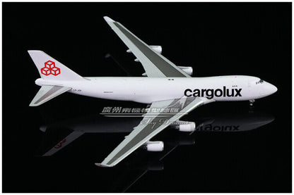 1:400 JC Wings Cargolux BOEING 747-400F Passenger Plane Diecast Aircraft Model