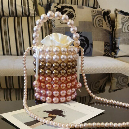 Evening Bag Women Pearl Beaded Party Purses Ladies Handbag Wedding Party