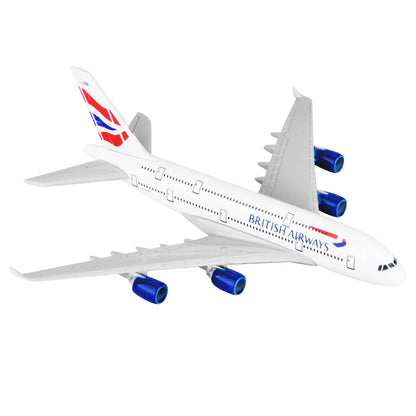 1/400 16cm Alloy British Airways A380 Model Plane Diecast Airplane Display Gift