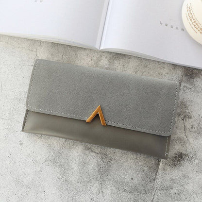 Leather Wallet Hasp Money Bag Zipper Coin Purse Envelope Wallets Clutch Casual