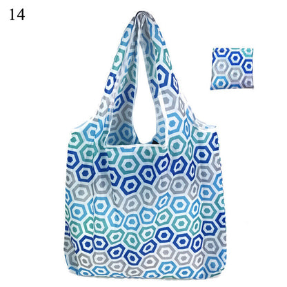 New Reusable Foldable Ladies Shopping Bag Eco Tote Handbag Fold Away Bag