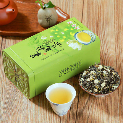 New Tea Jasmine Tea Strong Fragrant Cans Loose Green Tea Leaves Herbal Tea