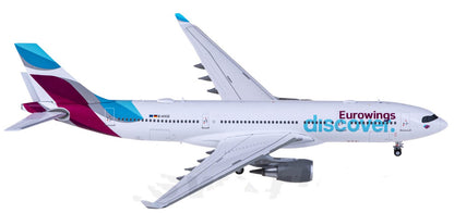 1:400 BT400 Eurowings Airbus A330-200 Passenger Airplane Diecast Model