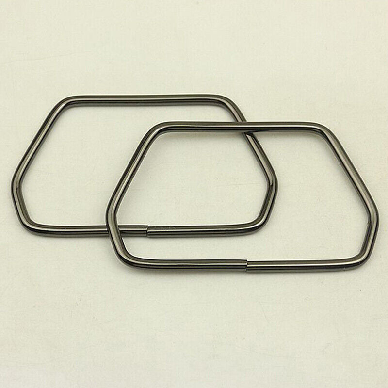 Hexagonal Trapezoid Metal Handle For Handbags Luggage Hardware DIY Bag Accessory