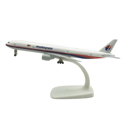 1/350 20cm Alloy Diecast Malaysia Airlines B777 Aircraft Model Simulation Plane