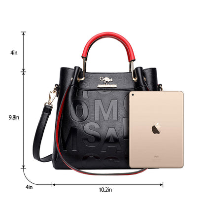 Women Soft Leather Handbag Messenger Shoulder Tote Bag Crossbody Satchel Purse