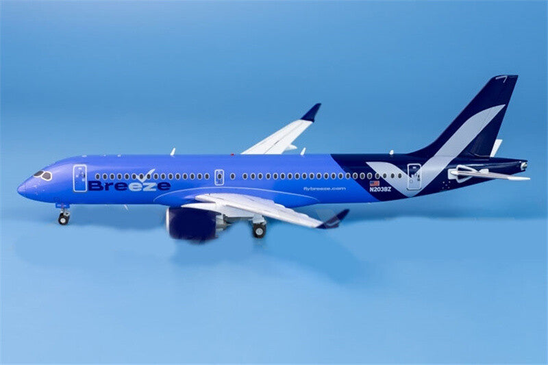 GeminiJets Breeze Airways For Airbus A220-300 N203BZ 1/200 DIECAST plane Model