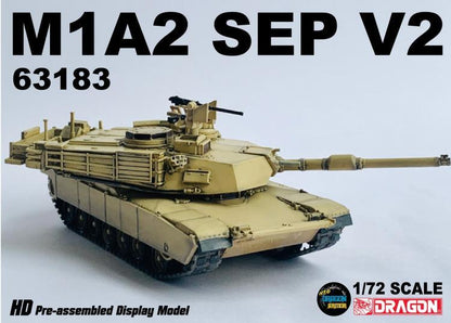 1/72 US M1A2 SEP V2 Abrams Tank Model