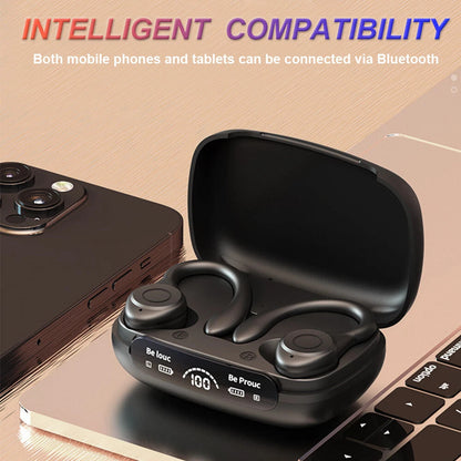 Wireless Bluetooth 5.3 Headset TWS Earphones Earbuds Stereo Headphones Ear Hook