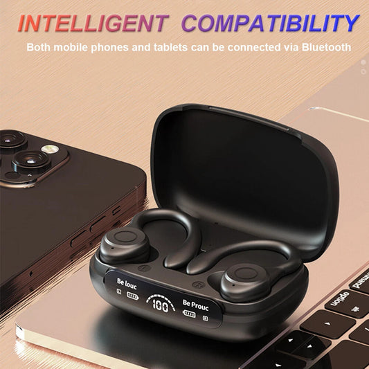 Wireless Bluetooth 5.3 Headset TWS Earphones Earbuds Stereo Headphones Ear Hook