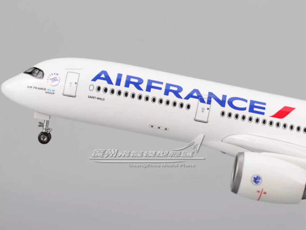 47CM 1:140 AIR FRANCE AIRBUS A350 Airplane Landing Gear Resin Aircraft Model