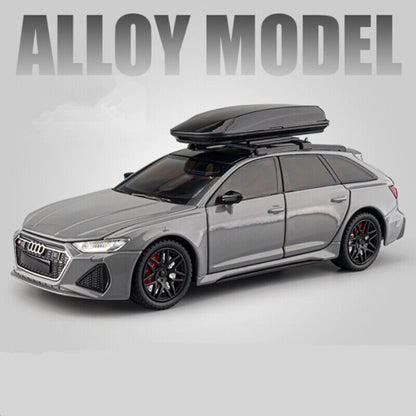 1:24 Audi RS6 Avant Station Wagon Diecast Model Car Toy Vehicle Collection Gift