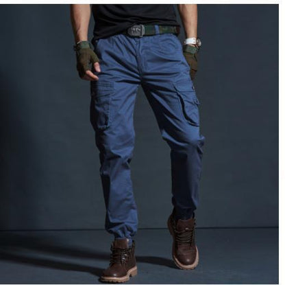 Khaki Pants Men Military Tactical Joggers Camouflage Cargo Pants Army Trousers