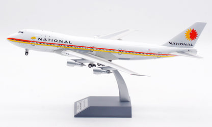 1:200 35CM InFlight NATIONAL BOEING 747-100 Passenger Airplane Diecast Model