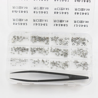 360Pack 12 Sizes Watch E-Clips Latch Pusher Assortment With Tweezers Tools