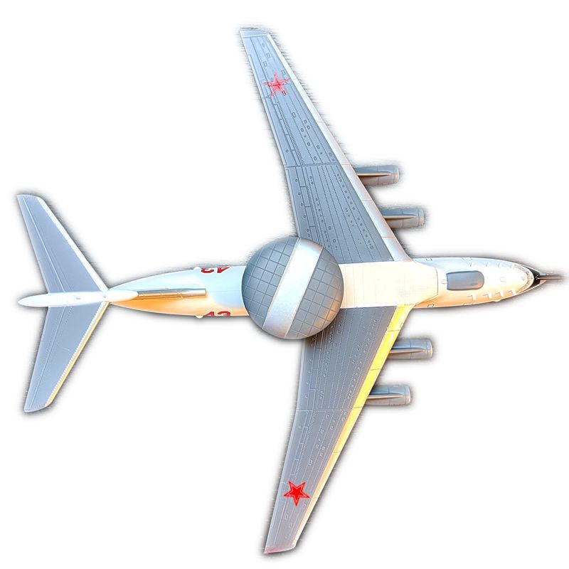 1:200 Scale Russian A-50M Large Early Warning Aircraft Alloy Aircraft Model