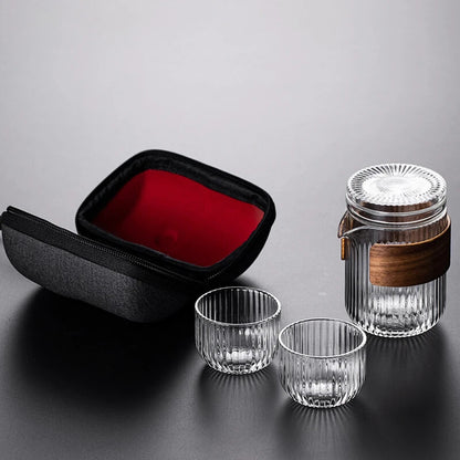 Glass Cup High Temperature Resistant Glass Teapot Teacup Tea Set Accessories