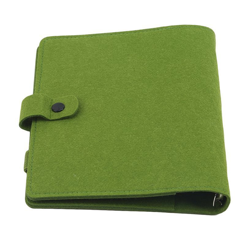 Notebook A5 A6 Felt Shell Fabric Loose Leaf DIY Planner Inner Page Ring Binders