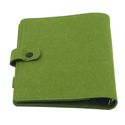 Notebook A5 A6 Felt Shell Fabric Loose Leaf DIY Planner Inner Page Ring Binders