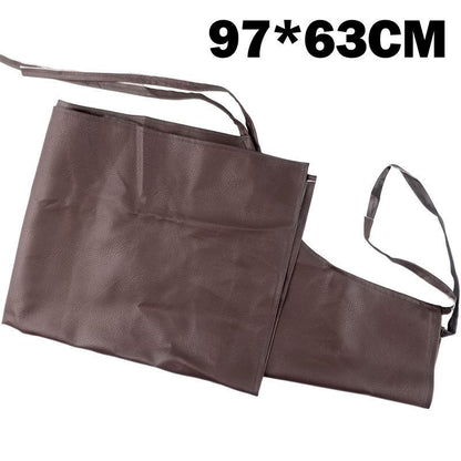 Welding Aprons PU Leather Equipment Welder Thermal Insulation Protection 97x65cm