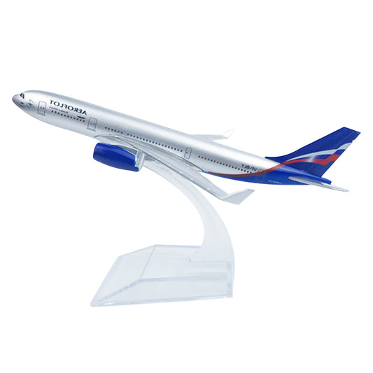 16cm A380 Russian Airlines Simulation Aircraft Plane Model Collection Decor N