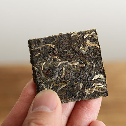 500g Yunnan Pu'er Tea Menghai Flavor Raw Tea Small Square Brick