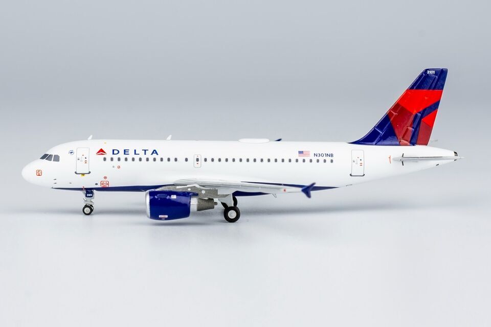 1:400 NG Model DELTA AIRBUS A319 Passenger Airplane Diecast Aircraft Plane Model