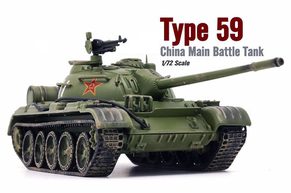 CHINA TYPE 59 1/72 tank model finished non diecast Panzerkampf