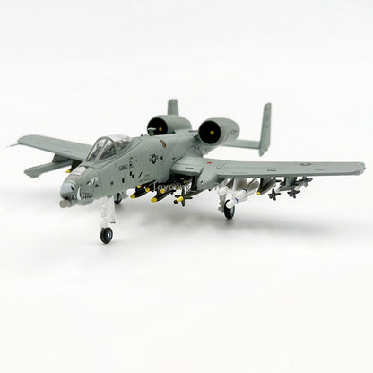 1:100 A-10 Thunderbolt II Warthog Attach Plane Model Diecast Fighter Aircraft