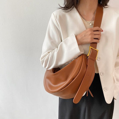 Crossbody Bag Large Luxury Handbags Solid Soft Shoulder Bag Travel Hobos Vintage