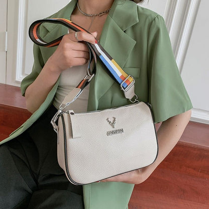 Women Handbag Leather Bag High Quality Soft Cowhide Shoulder Bag Messenger Purse