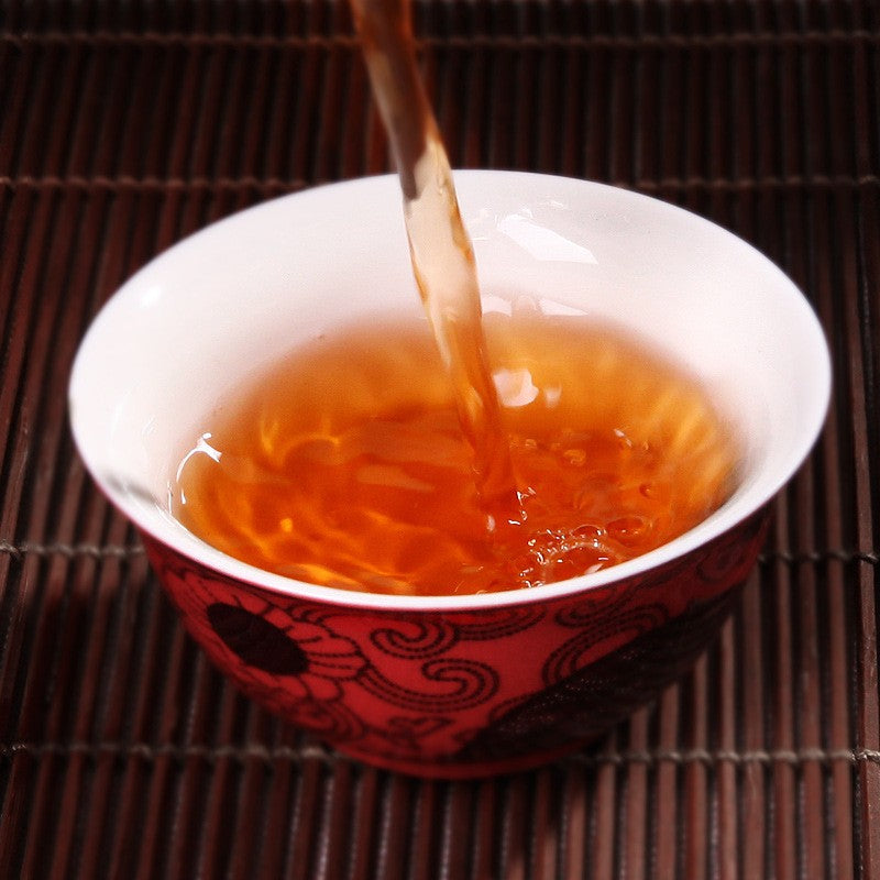 357g Yunnan Treasured Old Ban Zhang Pu'er Tea Ripe Tea Cake Qizi Cake Tea
