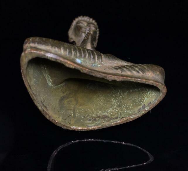Buddha Statue Exorcism Peace Wealth Beautiful Old Tibet Tibetan Bronze Buddhism