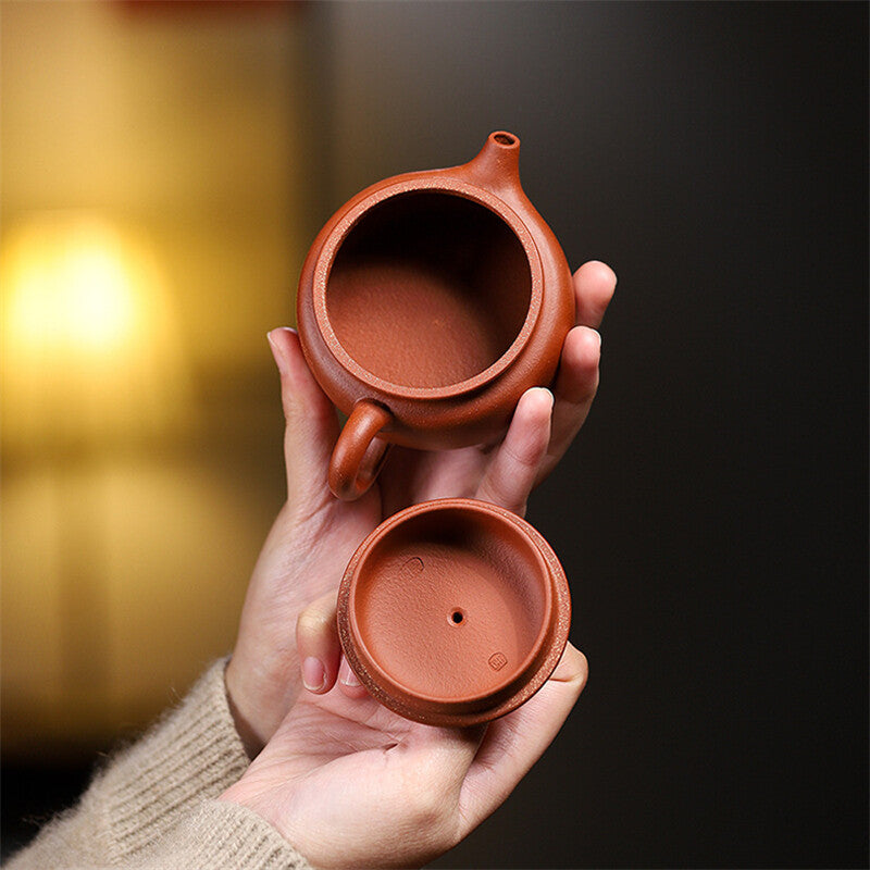140ml Small Tea Pot Marked China Yixing Zisha Jiangpo Clay Pot Dezhong Pot New