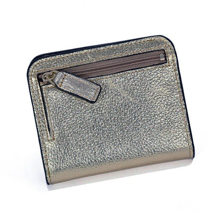 Fashion Leather Wallet Mini Purse Small Pouch Coin Pocket Zipper 10.5*9*1CM 1 PC