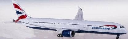 1:200 34CM Hogan BRITISH AIRWAYS BOEING 787-10 Passenger Plane ABS Plastic Model
