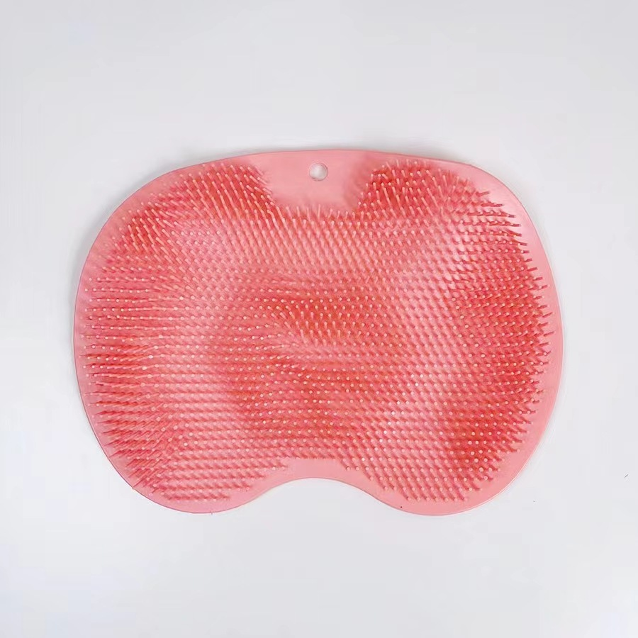 Foot Back Scrubber Exfoliating Silicone Massager Pad Cleaning Mat Bath Shower