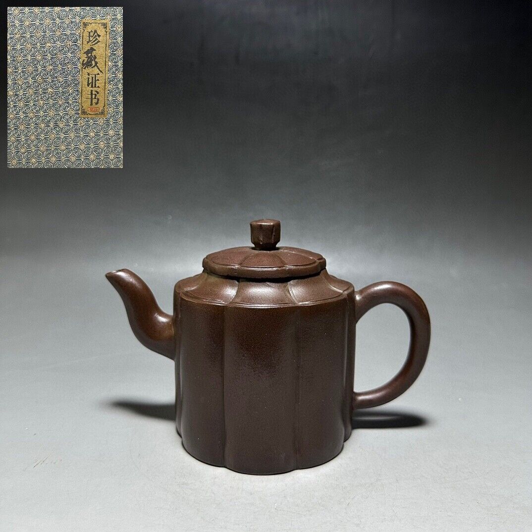 vintage chinese yixing purple clay teapot zisha ceremony fashion gift teaware