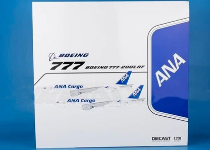 1:200 32CM JC Wings ANA BOEING 777-200LRF Aircraft Plane Diecast Airplane Model