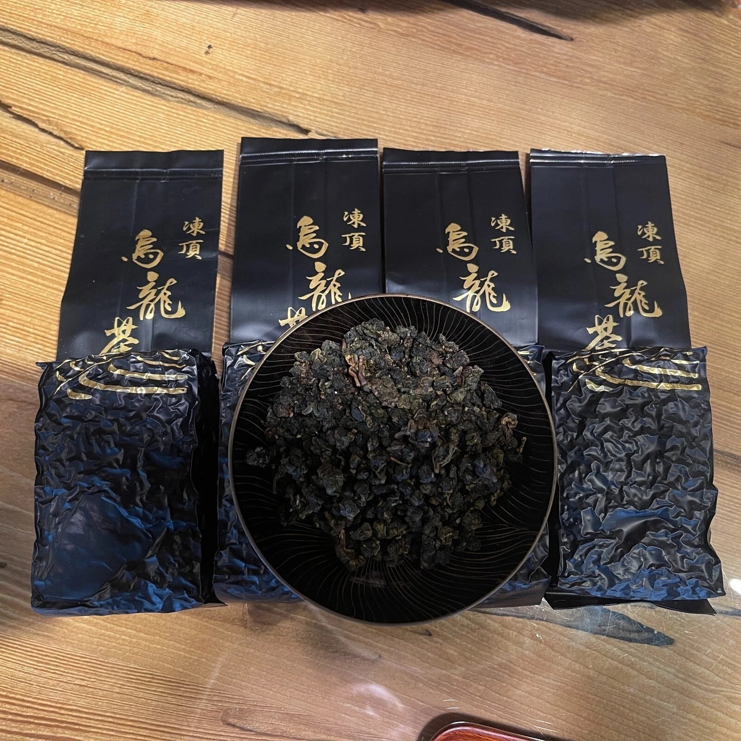 Taiwan Dong Ding Oolong Tea, Light Roasted (Level 3), 150g × 4 Packs